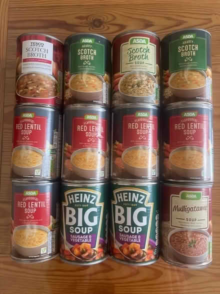 Photo of free 12 x Tinned soup (New Brighton CH45) #1