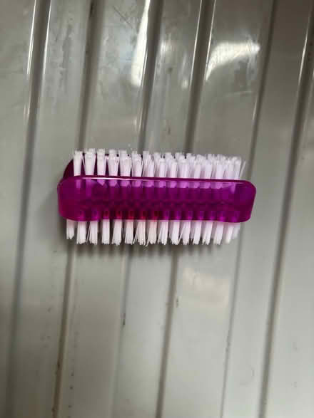 Photo of free Unused purple 2 sided nail brush (Castle, CW8) #2