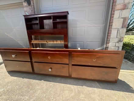 Photo of free Full Size Bed Frame w/ Trundle (Moore, OK) #2