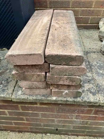Photo of free Pink edging stones (Tilehurst RG31) #1