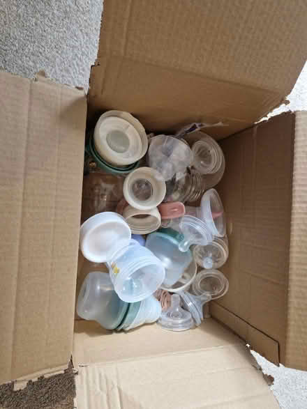 Photo of free Assorted baby bottles and dummies (S8 Norton) #1