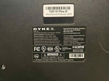 Photo of free Dynex 32 inch Tv (Goshen, NY) #2