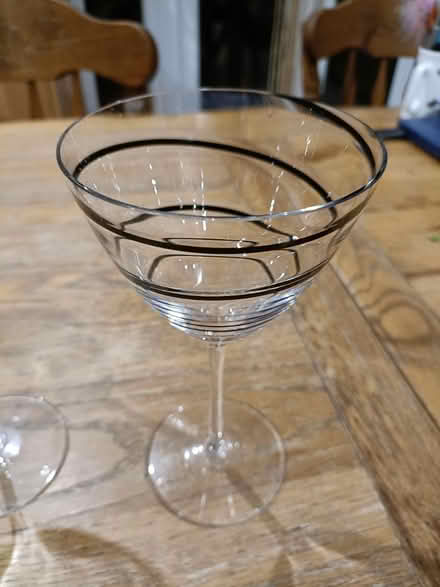 Photo of free 3 large decorative wine glasses (Shirley CR0) #2