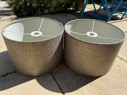 Photo of free Lamp shades x 2 (Maidstone ME16) #1