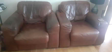 Photo of free Leather armchairs Brown (Northside) #1