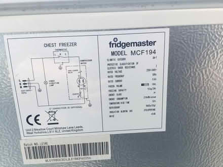 Photo of free Chest freezer (Hailsham BN27) #2