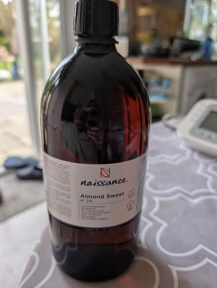 Photo of free Big bottle of Sweet Almond Oil (The Cedars Estate WD3) #1