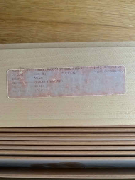 Photo of free Hunter Douglas wood slat blinds (New Hyde Park, Long Island) #4