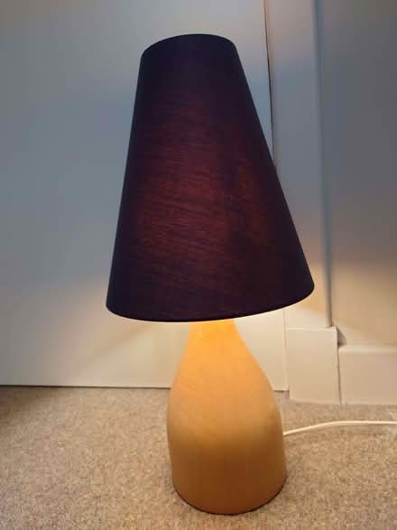 Photo of free Ikea birch wood table lamp (Clerwood EH12) #1