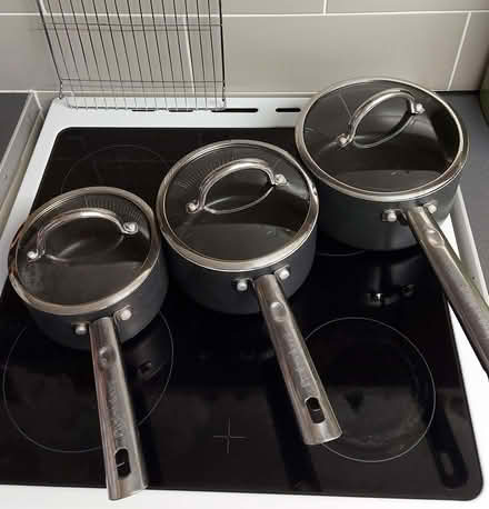 Photo of free Set of 3 Pro Cook 'Professional' non-stick pans with lids (Sutton OX29) #1
