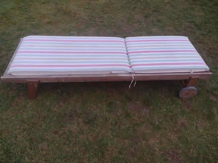 Photo of free Teak Sun Lounger (Normandy, GU3) #4