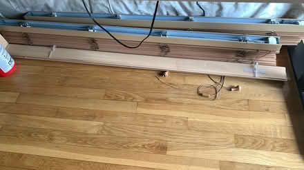 Photo of free Hunter Douglas wood slat blinds (New Hyde Park, Long Island) #1