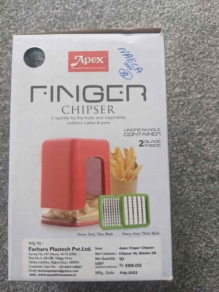 Photo of free Apex Finger chipser - dice veg (Stonebridge - NW10) #2