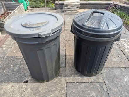 Photo of free round plastic rubbish bins (Wirksworth south DE4) #3