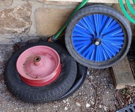 Photo of free Wheelbarrow Wheels (Backworth NE27) #1