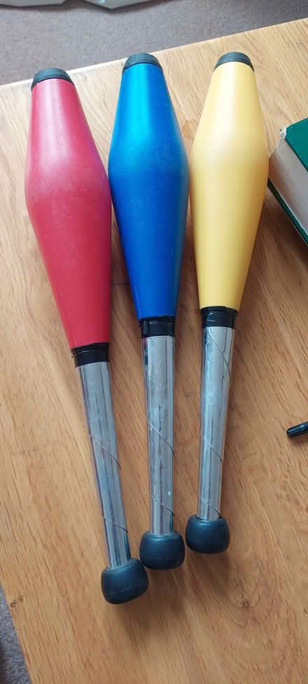 Photo of free Three juggling clubs (University Area RG1) #1