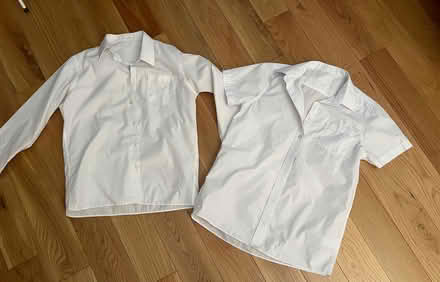 Photo of free 2 white girls school shirts (St Julians AL1) #1