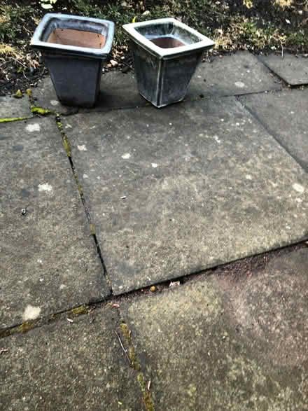 Photo of free 2 Small ceramic garden pots (Goldenacre EH5) #1