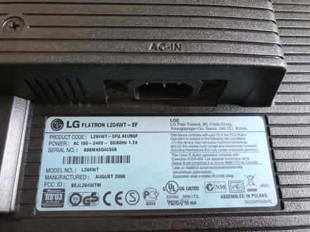 Photo of free Monitor 20" (Lewes BN7) #1