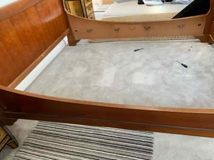 Photo of free Mahogany Sleigh King Size Bed (Epsom KT18) #2