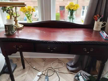 Photo of free Wooden desk/games console table (G42 9RW) #1
