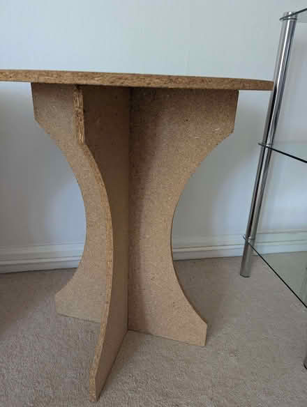 Photo of free 2 small tables - Chipboard - bedside (Harlaxton NG32) #2