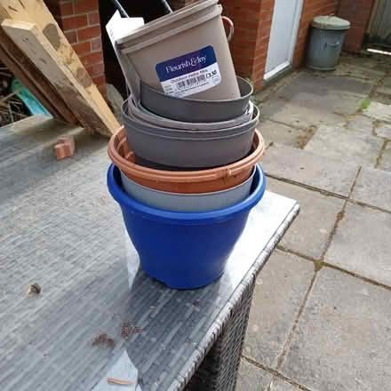 Photo of free Plastic plant pots (Denton's Green WA10) #1