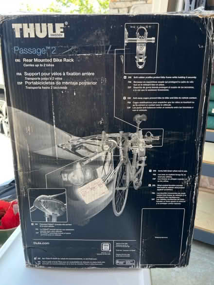 Photo of free Bike rack for car - Thule Passage 2 (Concord) #1
