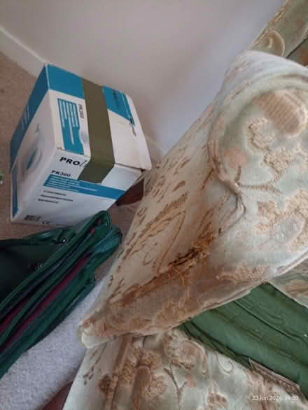 Photo of free Parker Knoll Wingback Armchair - Green (Faraday Office Park RG21) #2