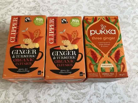 Photo of free Ginger and turmeric tea bags (Bearwood BH11) #1