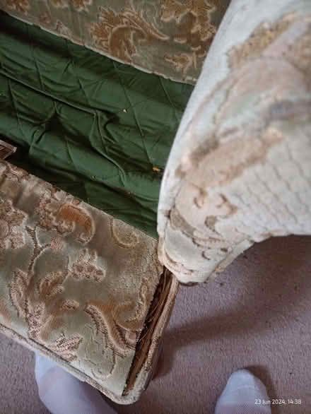 Photo of free Parker Knoll Wingback Armchair - Green (Faraday Office Park RG21) #4