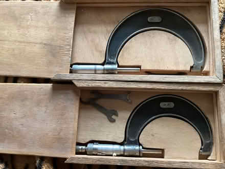 Photo of free 2 vintage Micrometers (Morecambe LA4) #1