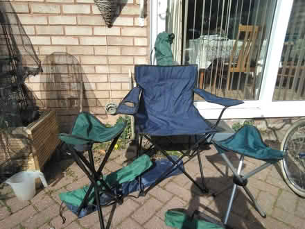 Photo of free Camping/fishing chairs and tripod stools (Burntwood WS7) #1