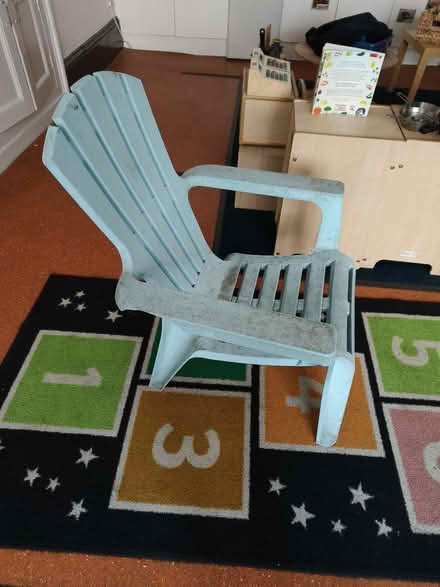 Photo of free Garden chair light blue (Ng15dn, the park, nottingham) #2