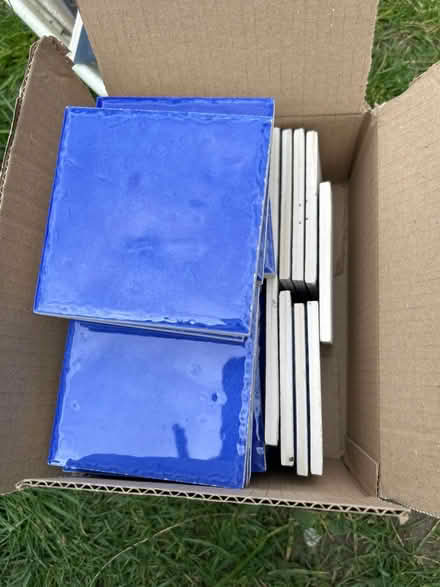 Photo of free Blue tiles (Whitton) #1