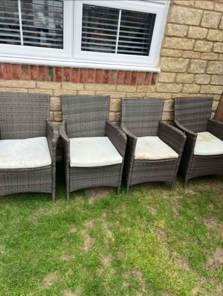 Photo of free Rattan table & chairs (Stanford SN7) #2