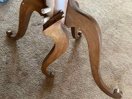 Photo of free coffee table-needs work-Peperelll (Pepperell/Townsend/Groton) #2