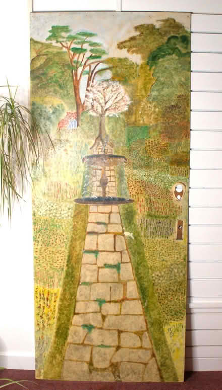 Photo of free Trompe l'oeil panel, a piece of Burgess Hill retail history! (Burgess Hill RH15) #1