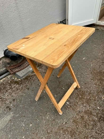 Photo of free Folding wooden table (St Anne's on the Sea FY8) #1