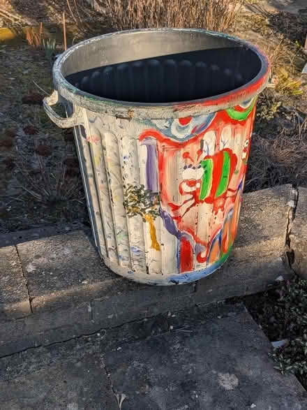 Photo of free round plastic rubbish bins (Wirksworth south DE4) #1