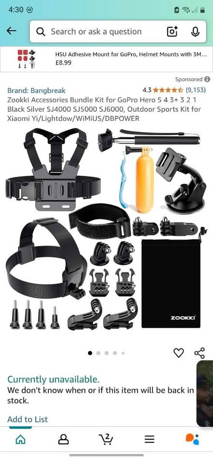 Photo of free Zookki Bundle kit for Go Pro (E1 Tower Hamlets) #3