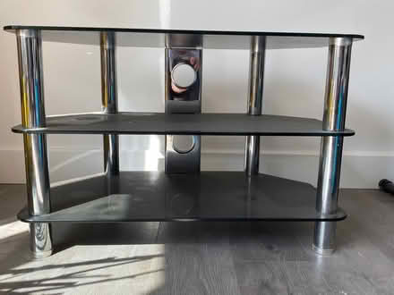 Photo of free Tv unit , black glass (Church RG2) #3