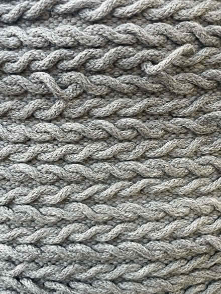 Photo of free Grey ‘looped finish’ rug (New Malden KT3) #3