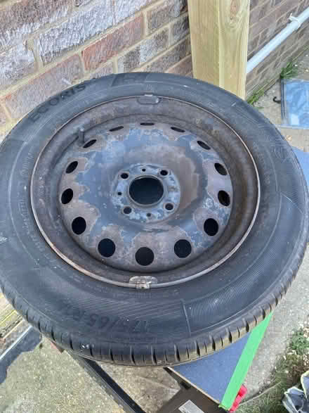 Photo of free Peugeot/Citroen 4-stud wheel and tyre (North Bersted PO21) #1