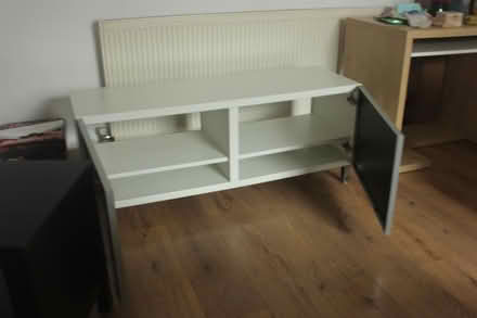 Photo of free White TV bench (SE4) #3