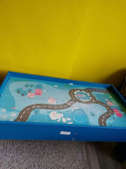 Photo of free Kids blue play/building block table (Greaves LA1) #3
