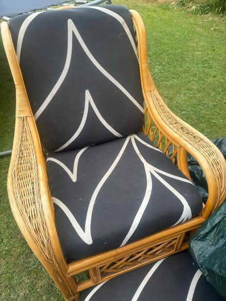 Photo of free Cane sofa and chair set (GL3) #2
