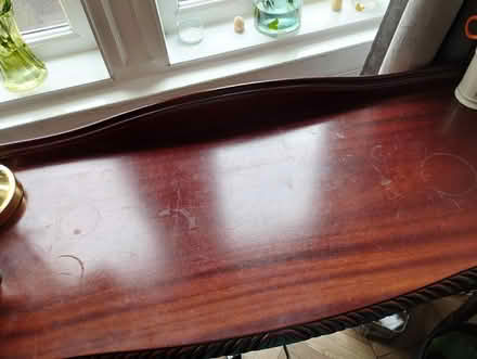 Photo of free Wooden desk/games console table (G42 9RW) #2