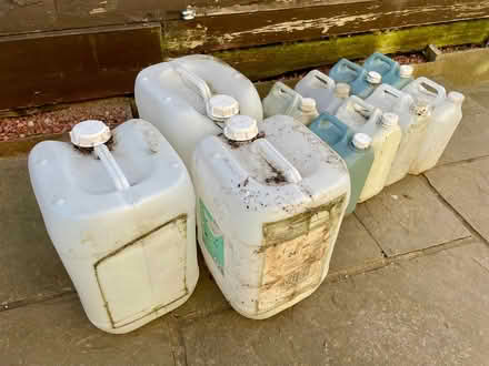 Photo of free 20l and 5l plastic containers (Ormiston, East Lothian) #1