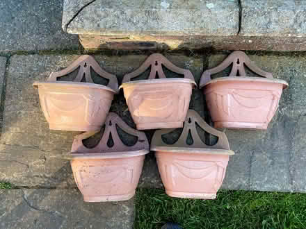 Photo of free Fence plant containers (Ormiston, East Lothian) #1